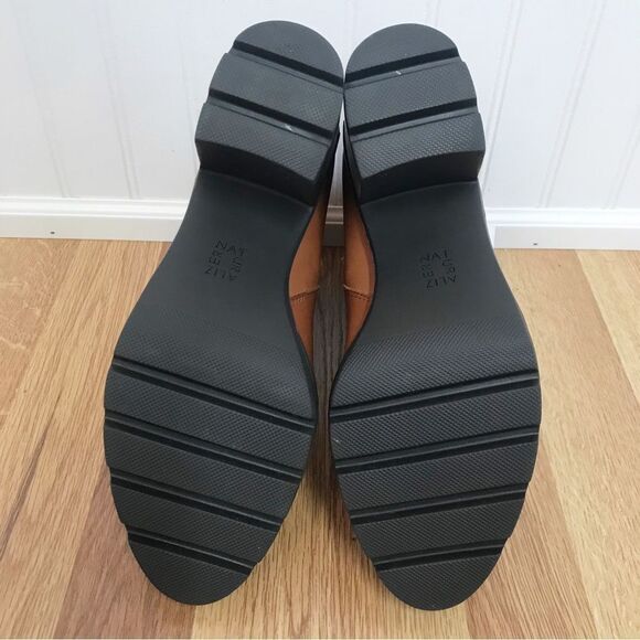 NATURALIZER Verney Brown Leather Chelsea Boot Lug Sole Weatherproof Size 9.5 New - Picture 15 of 15